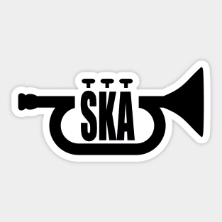 SKA Horn Sticker